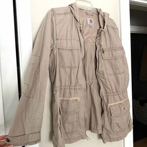Carhartt Beige Hooded Jacket